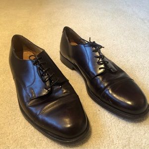 Cole Haan 11D cap toe cordovan shoes